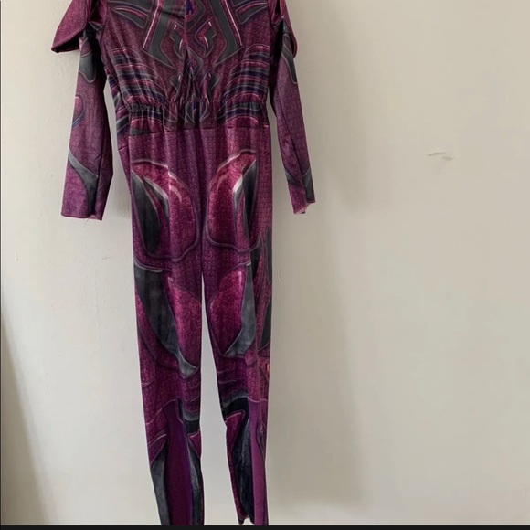 Pink Ranger Deluxe Child Costume Power Rangers Mask Gloves Girls Medium 7-8 New - Picture 5 of 11